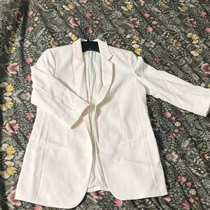 Elegant White Women's Blazer